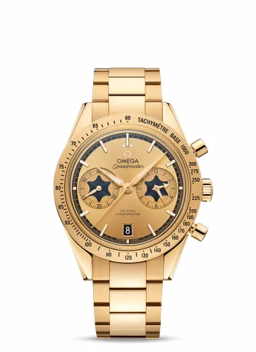 Omega Speedmaster 57 Co-Axial Yellow Gold / Rory McIlroy / Bracelet 331.50.42.51.08.001 (33150425108001)